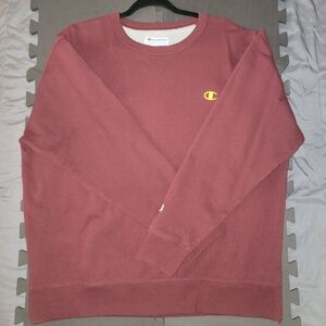 Mens Champion Crewneck Sweater Maroon XL
